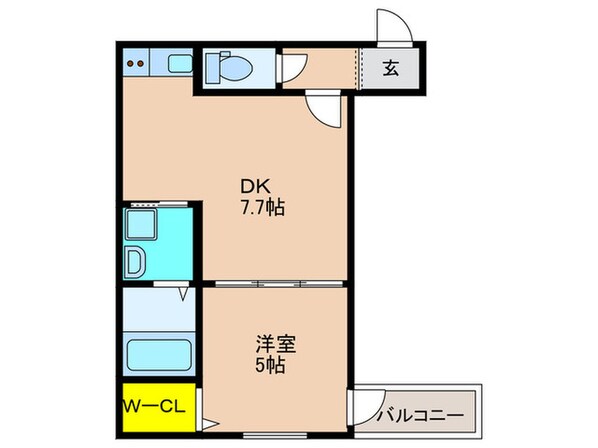 仮）フジパレス枚方牧野Ⅰ番館の物件間取画像